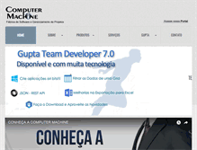 Tablet Screenshot of computermachine.com.br